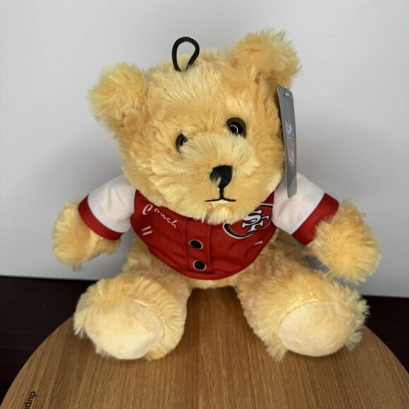 NFL San Francisco 49ers Coach Teddy‎ Bear Plush Toy 12" - Picture 1 of 7